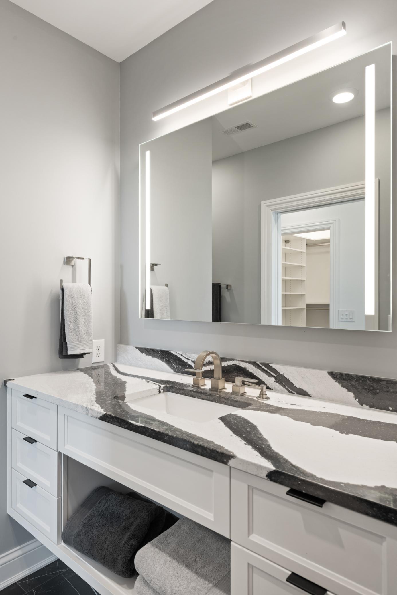 Lower level bathroom