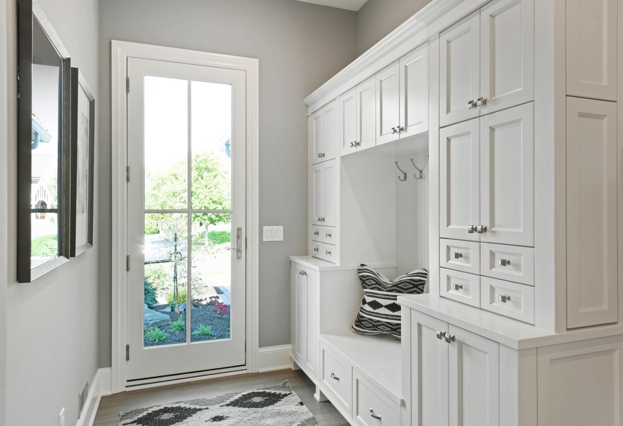 Mudroom with lots of space for storage
