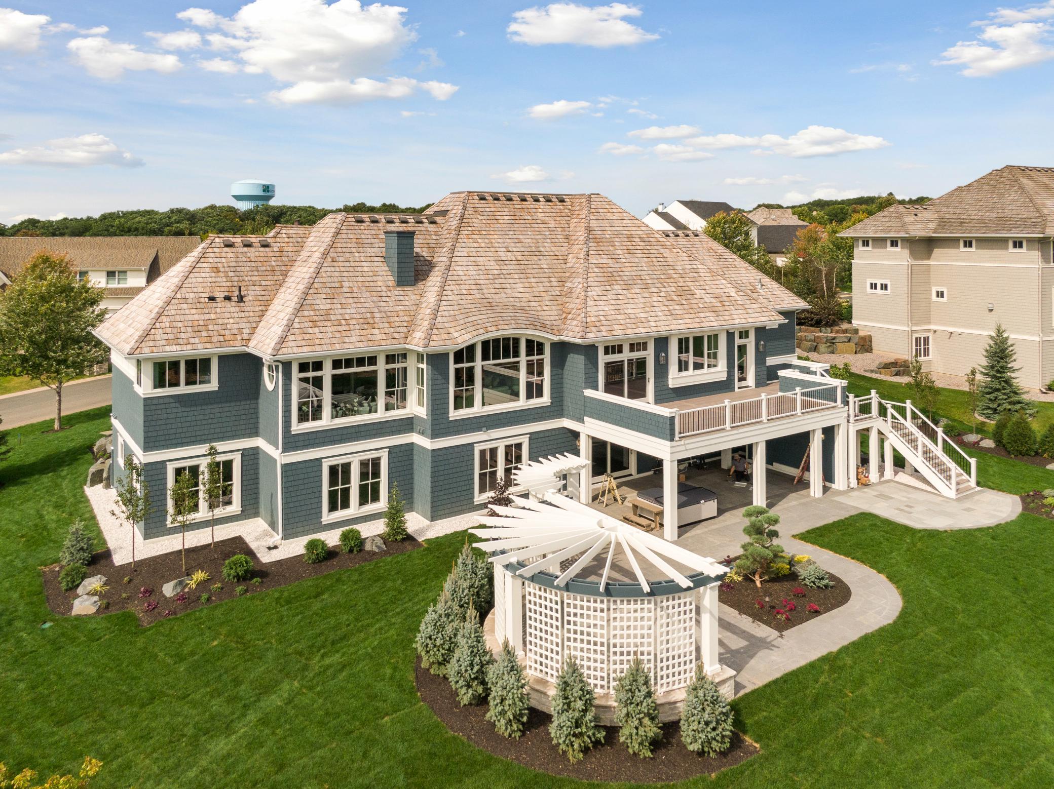 View from the back of the house