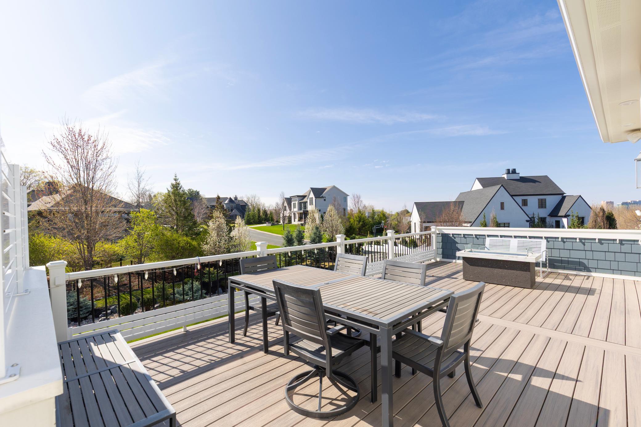Step on the fabulous deck with plenty of room to entertain