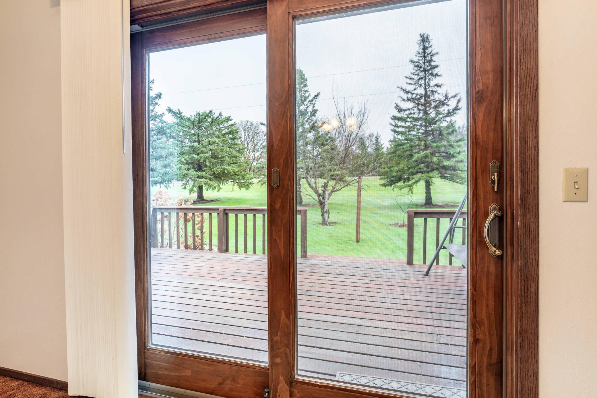 Sliding Door to Backyard