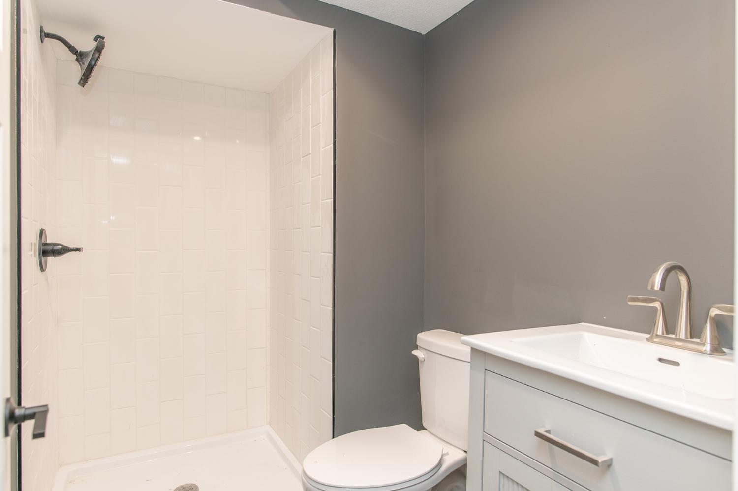 3/4 lower level bath
