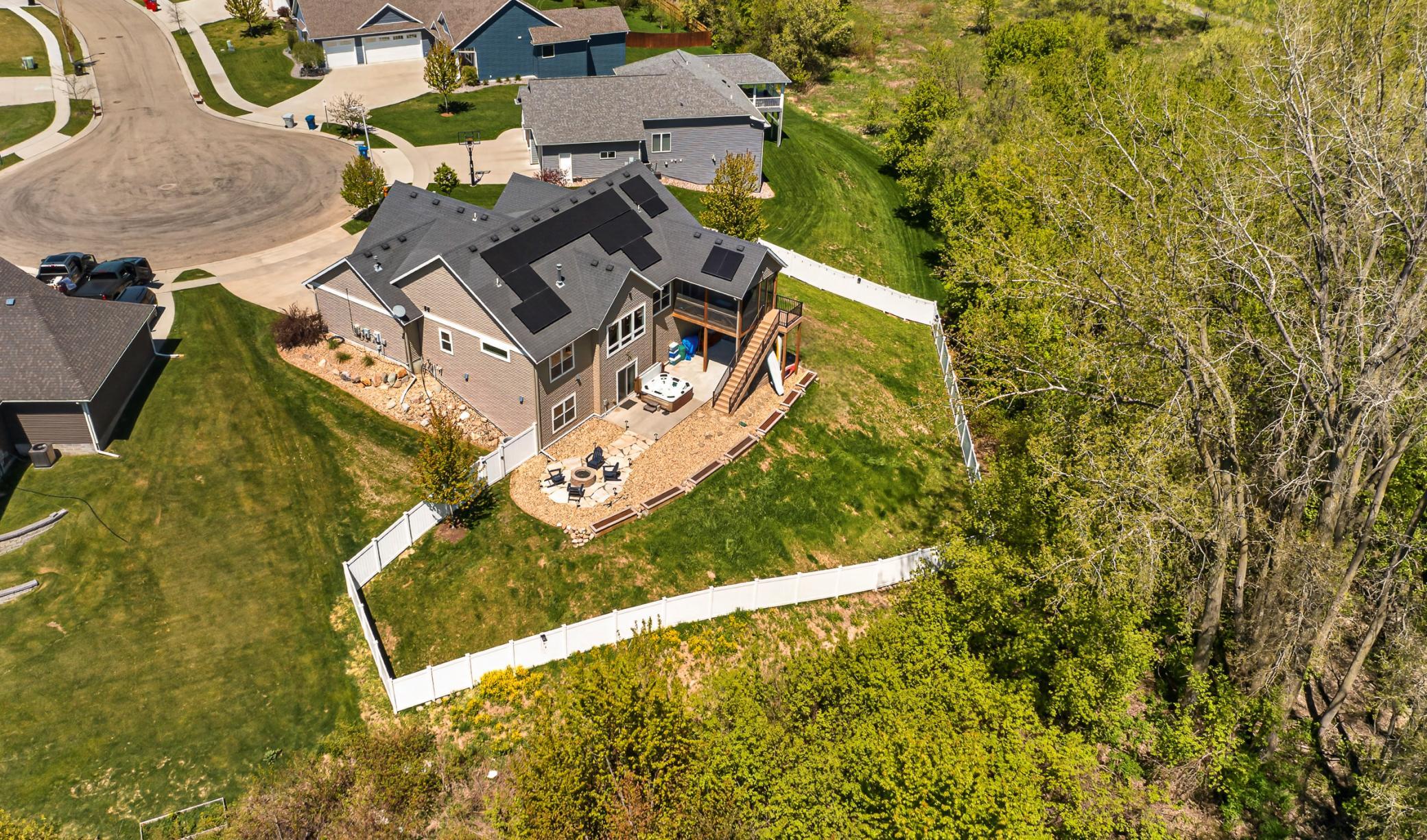 Fenced in yard
