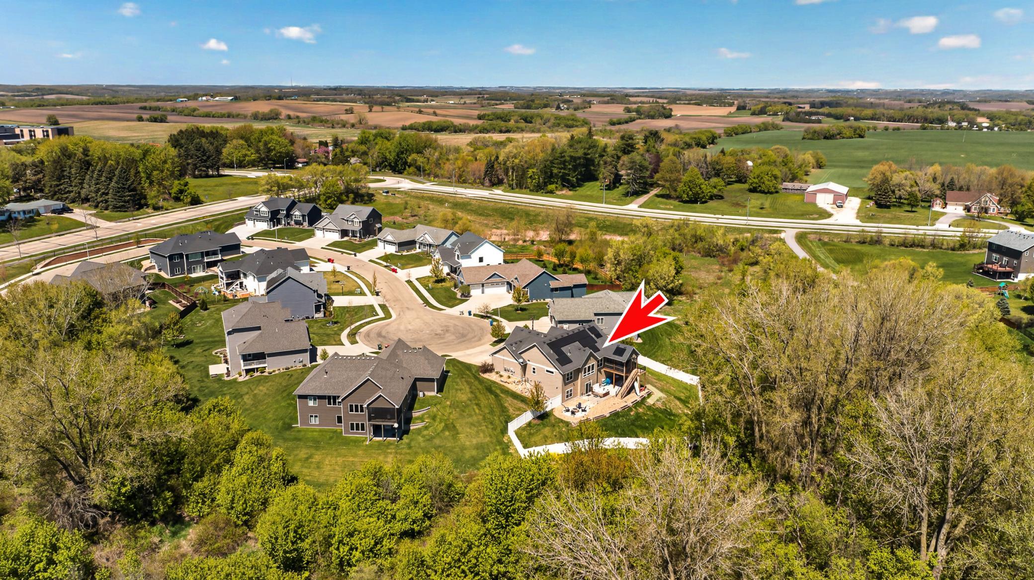 Private lot-cul-de-sac