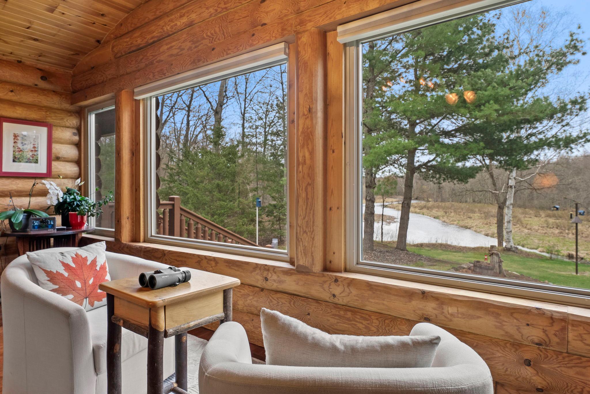 Great spot to watch nature year round