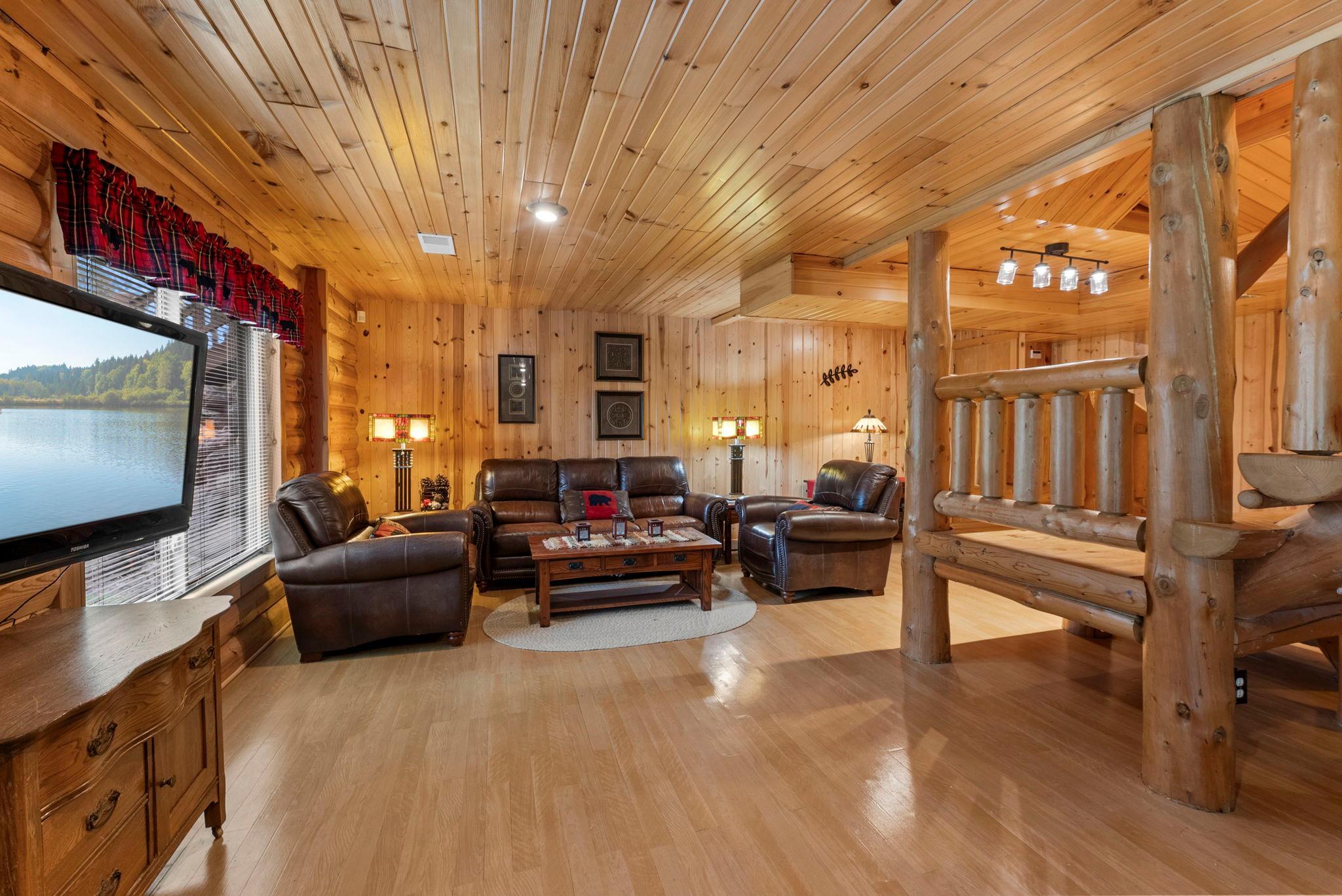 Wonderful family room on the lower level