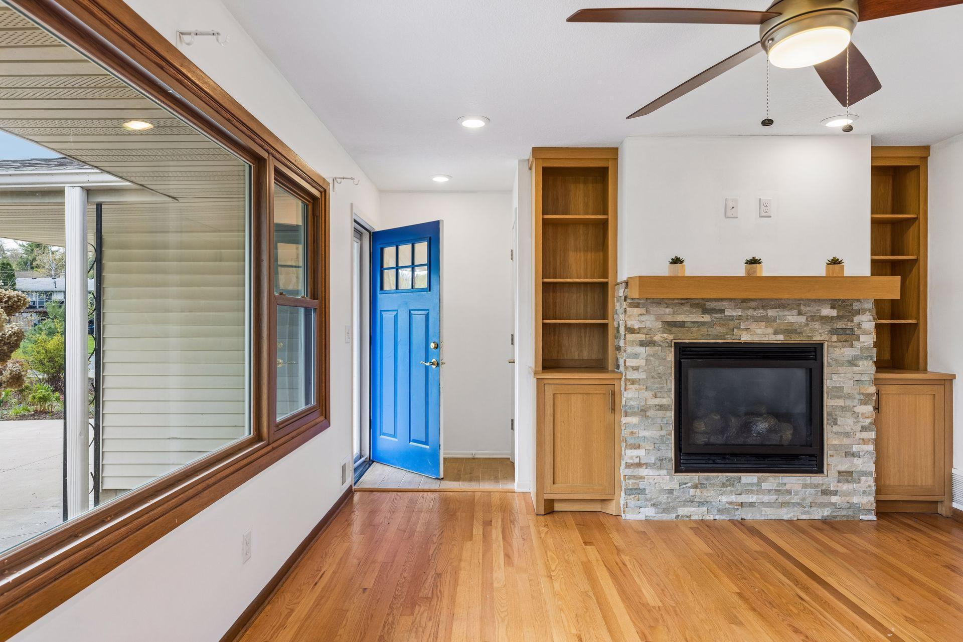 Step inside the front door. Don't miss the handy front coat closet.