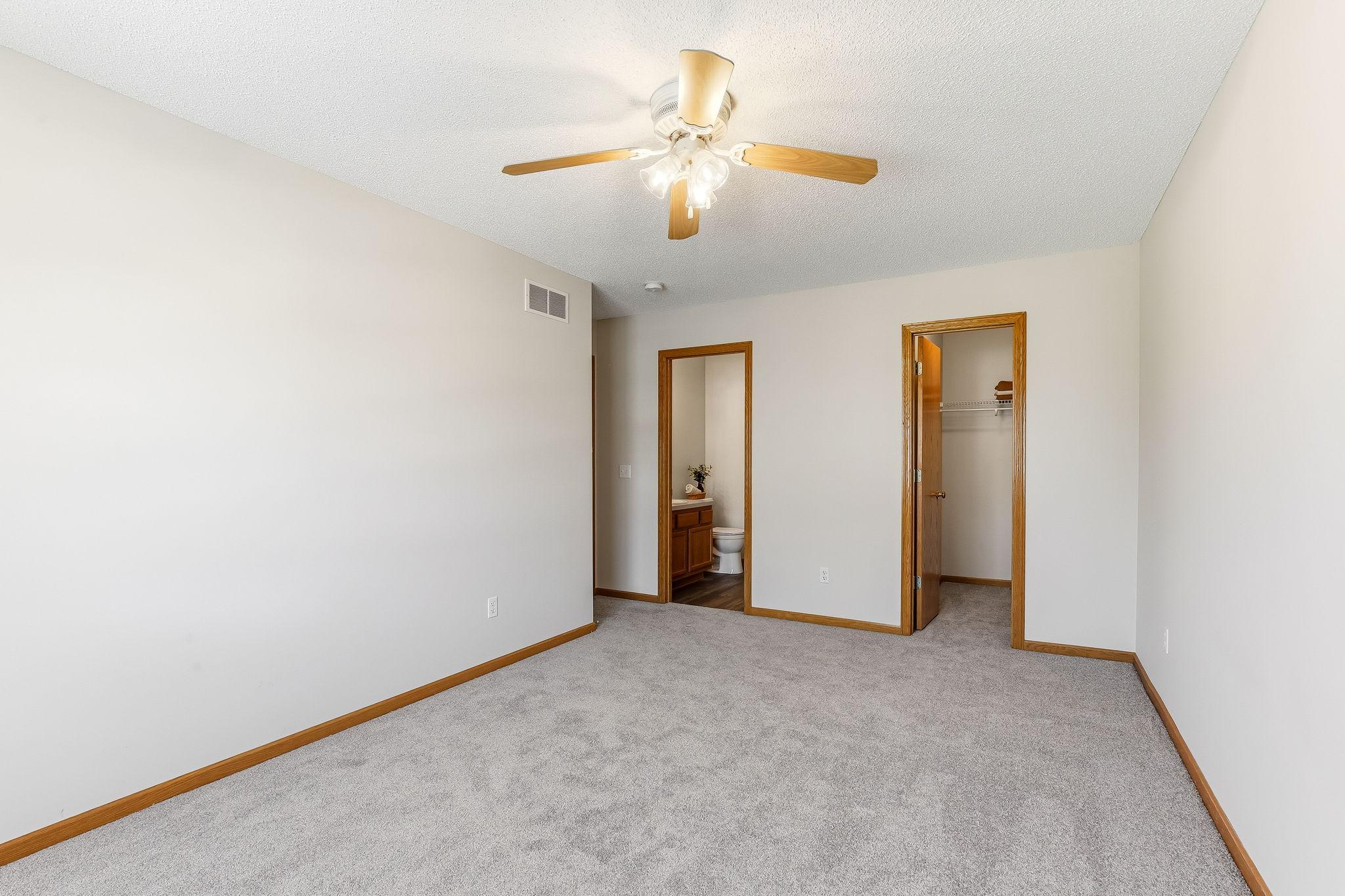 1505 Senate Lane - Primary Bedroom Suite includes a large walk-in closet and its own 3/4 bath!