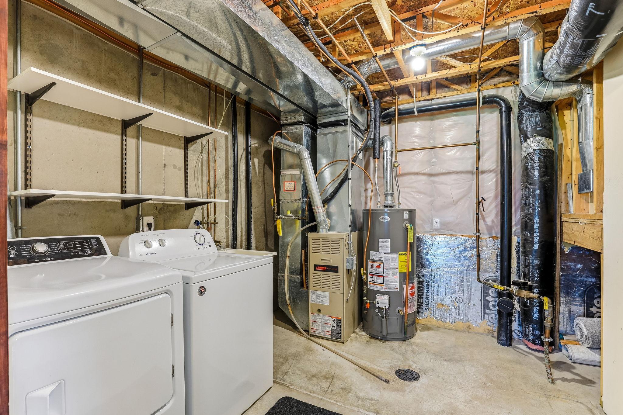 1505 Senate Lane - Laundry/mechanical room offers additional storage space