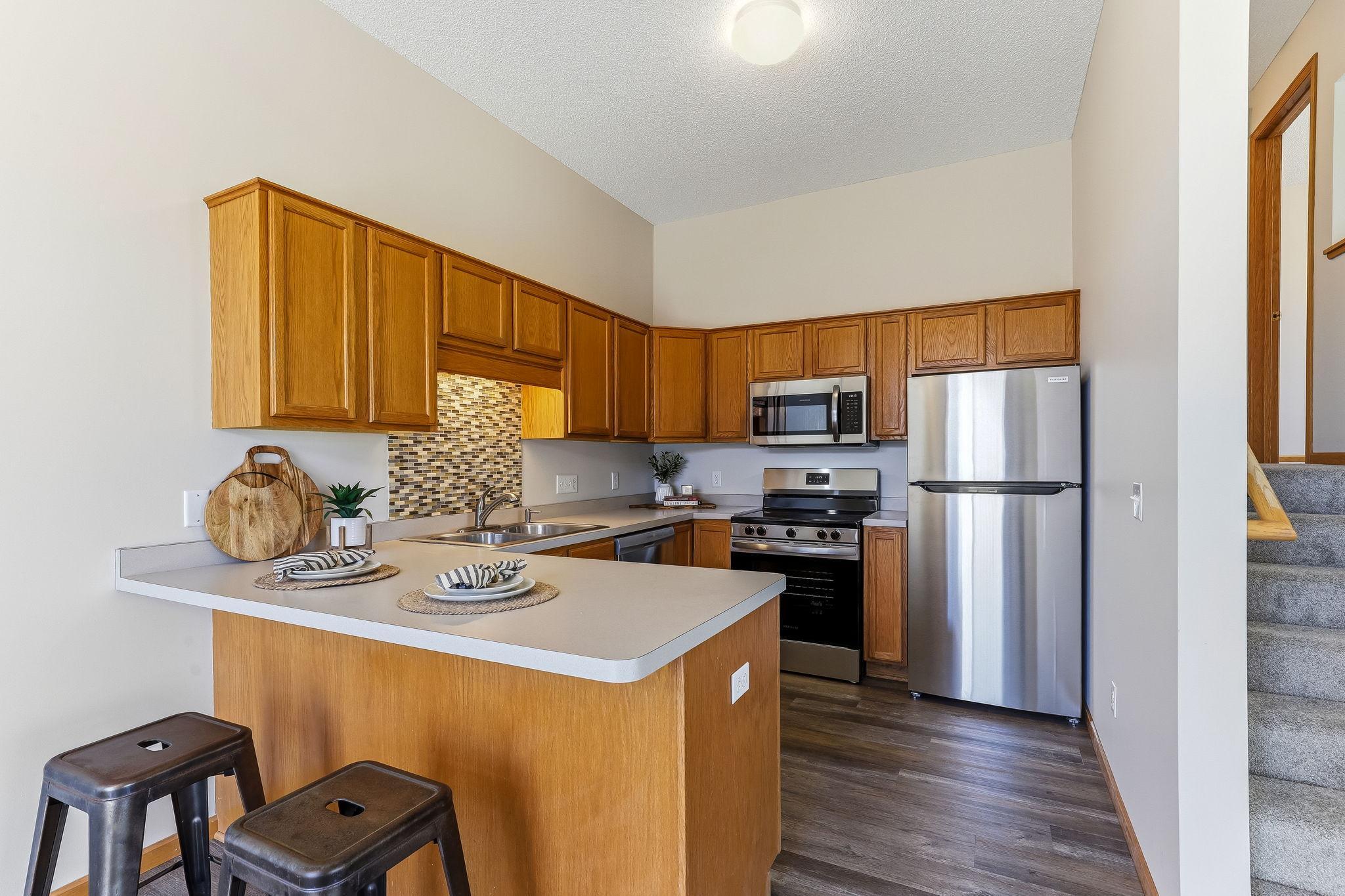 1505 Senate Lane - You will love this updated kitchen boasting brand new flooring, paint, and stainless steel appliances!
