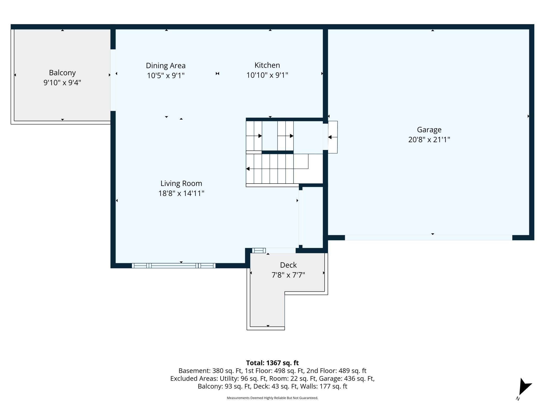 1505 Senate Lane - Main Level Floor Plan