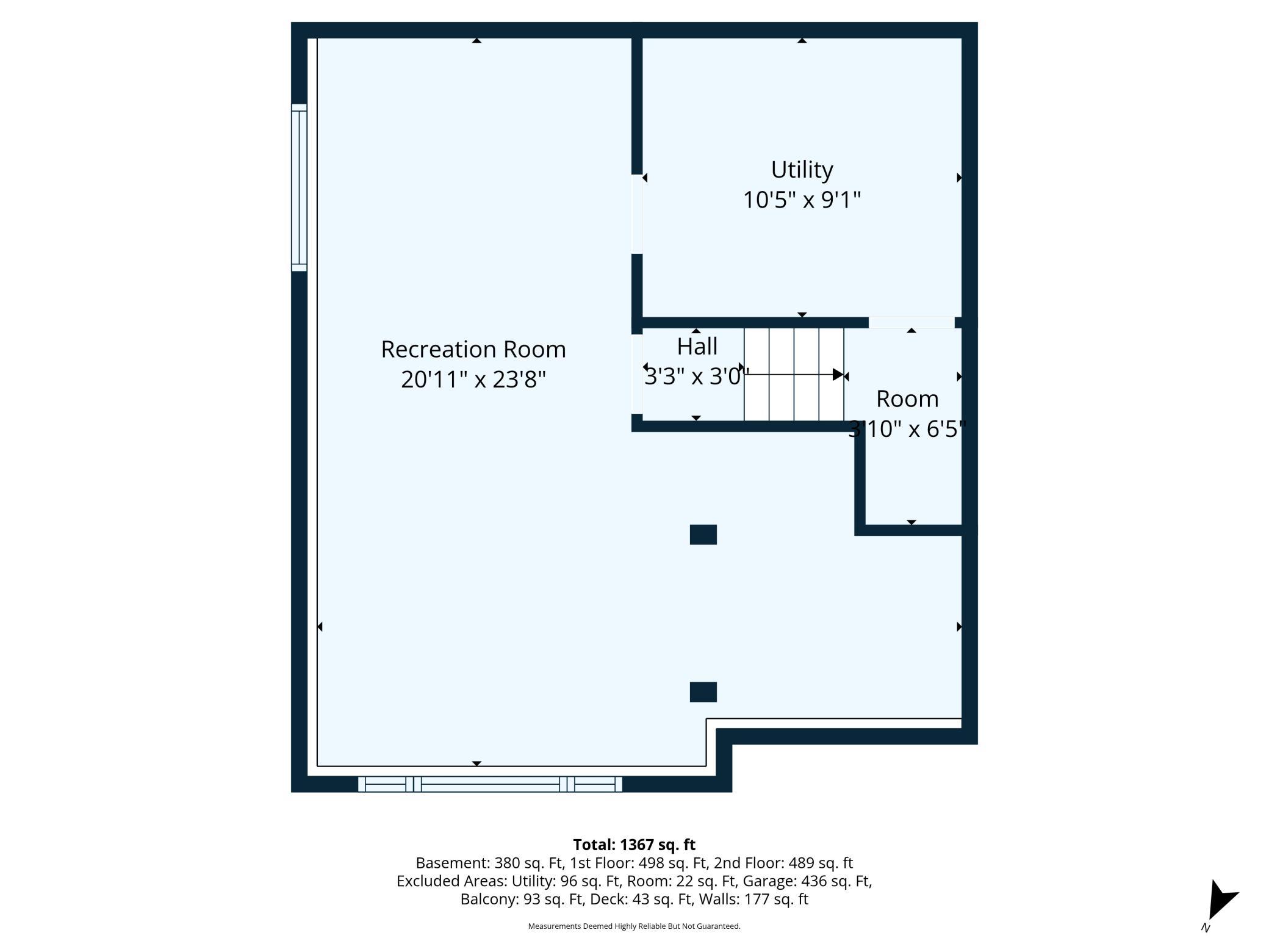 1505 Senate Lane - Lower Level Floor Plan