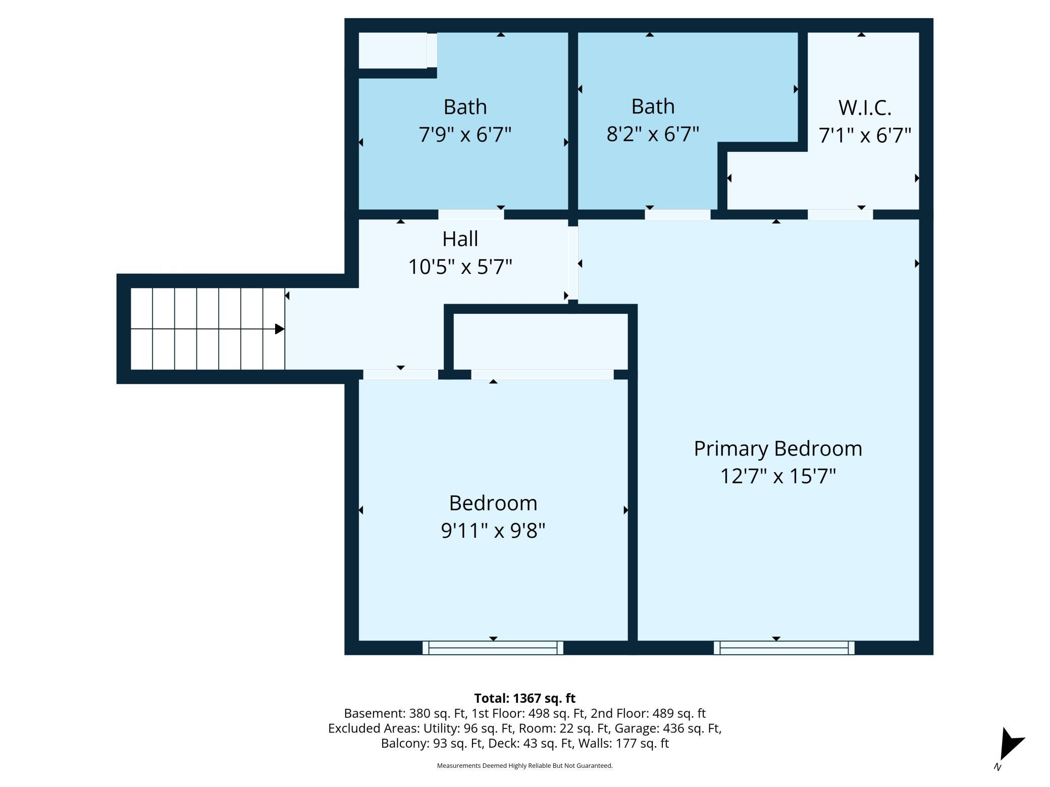 1505 Senate Lane - Upper Level Floor Plan