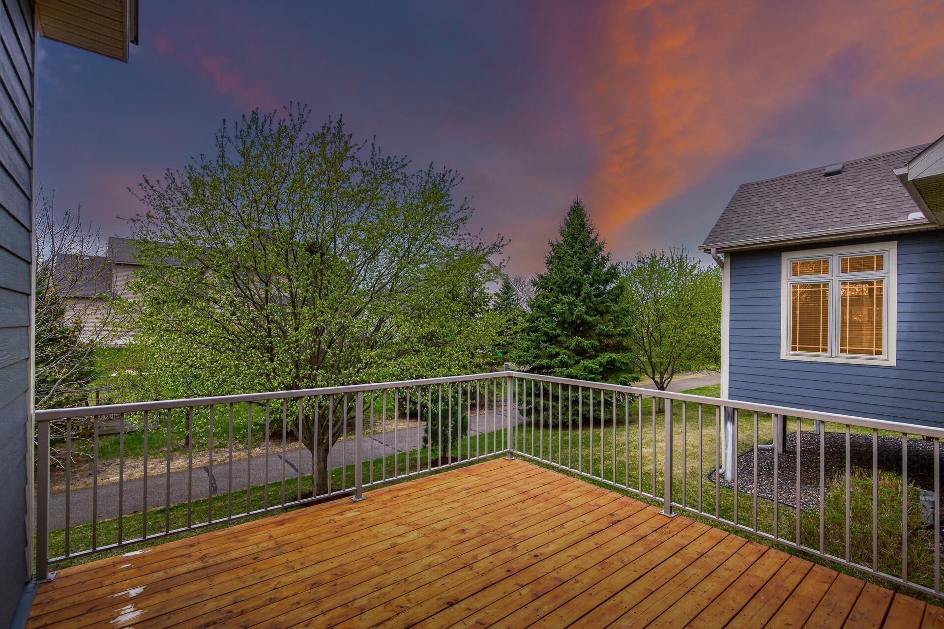 Main Level Deck View Virtual Twighlight