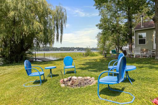 Enjoy a late night bonfire here while overlooking the calm waters.