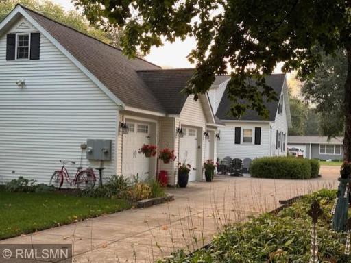 Three car garage with upstairs area