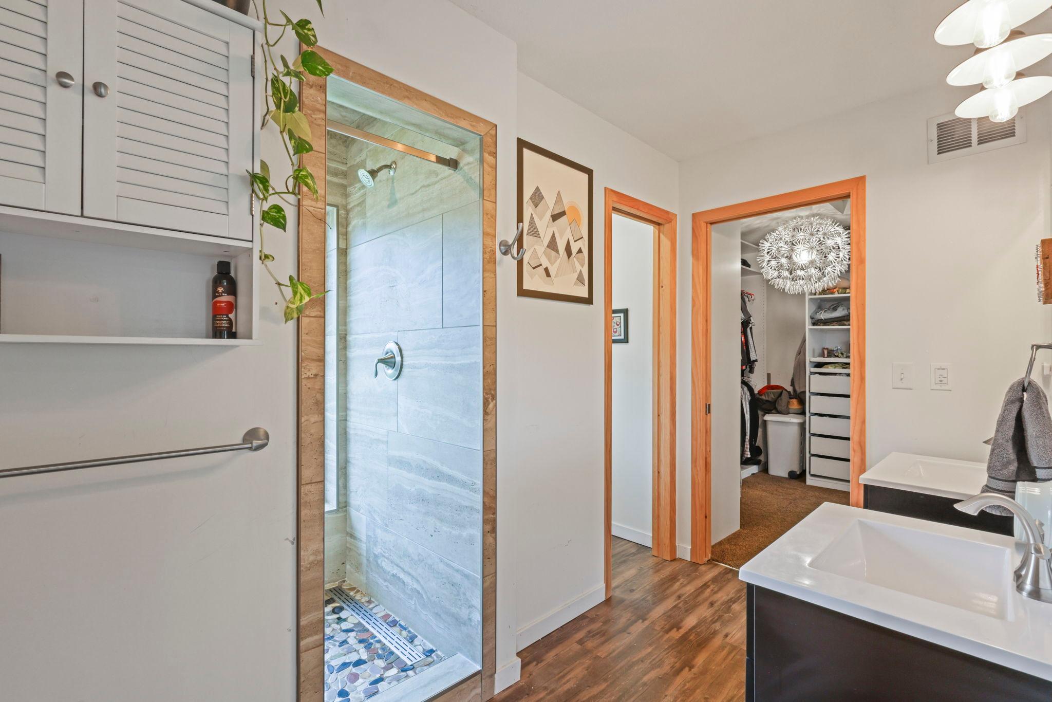 Primary Bath with Walk in Shower