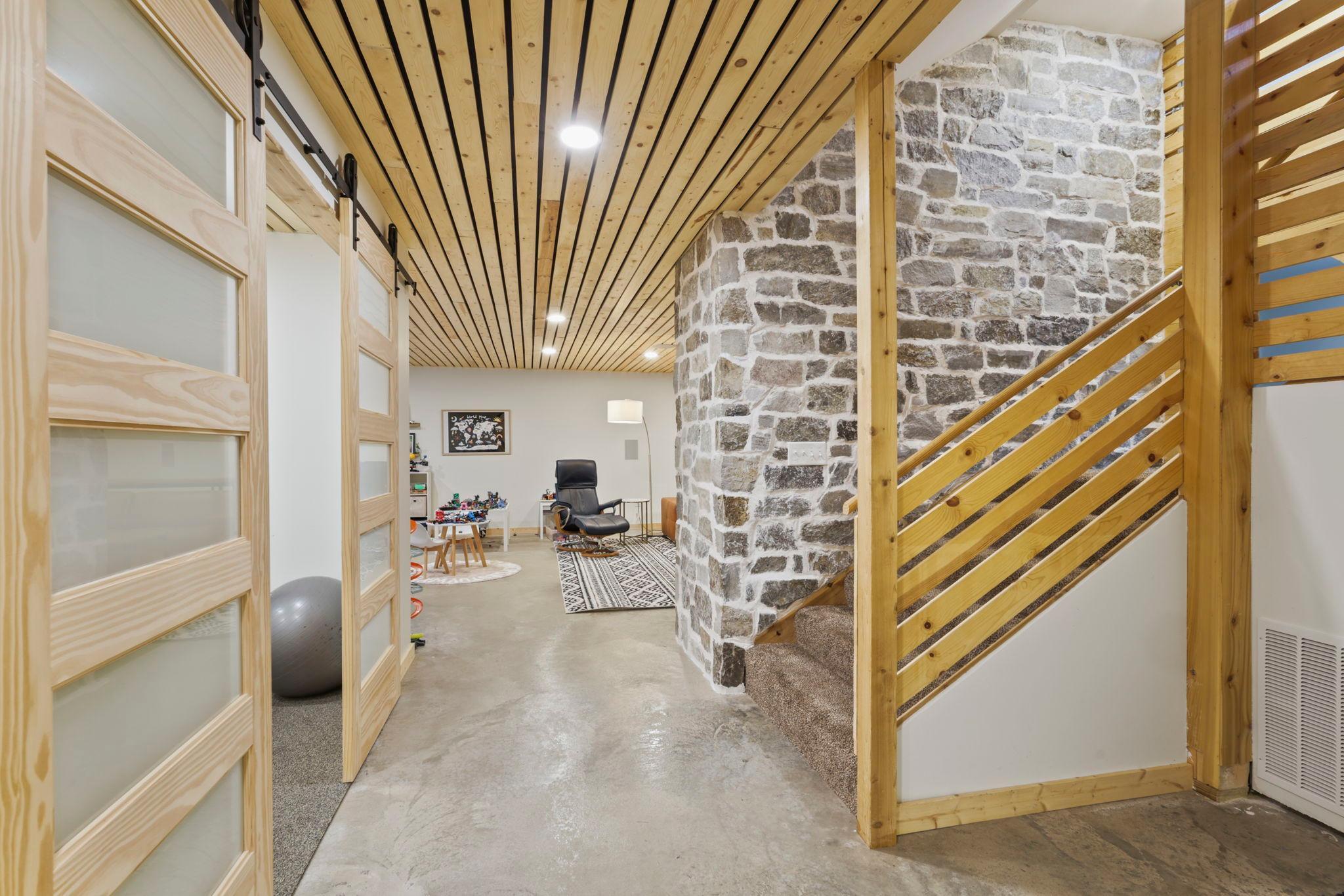 Massive finished basement!