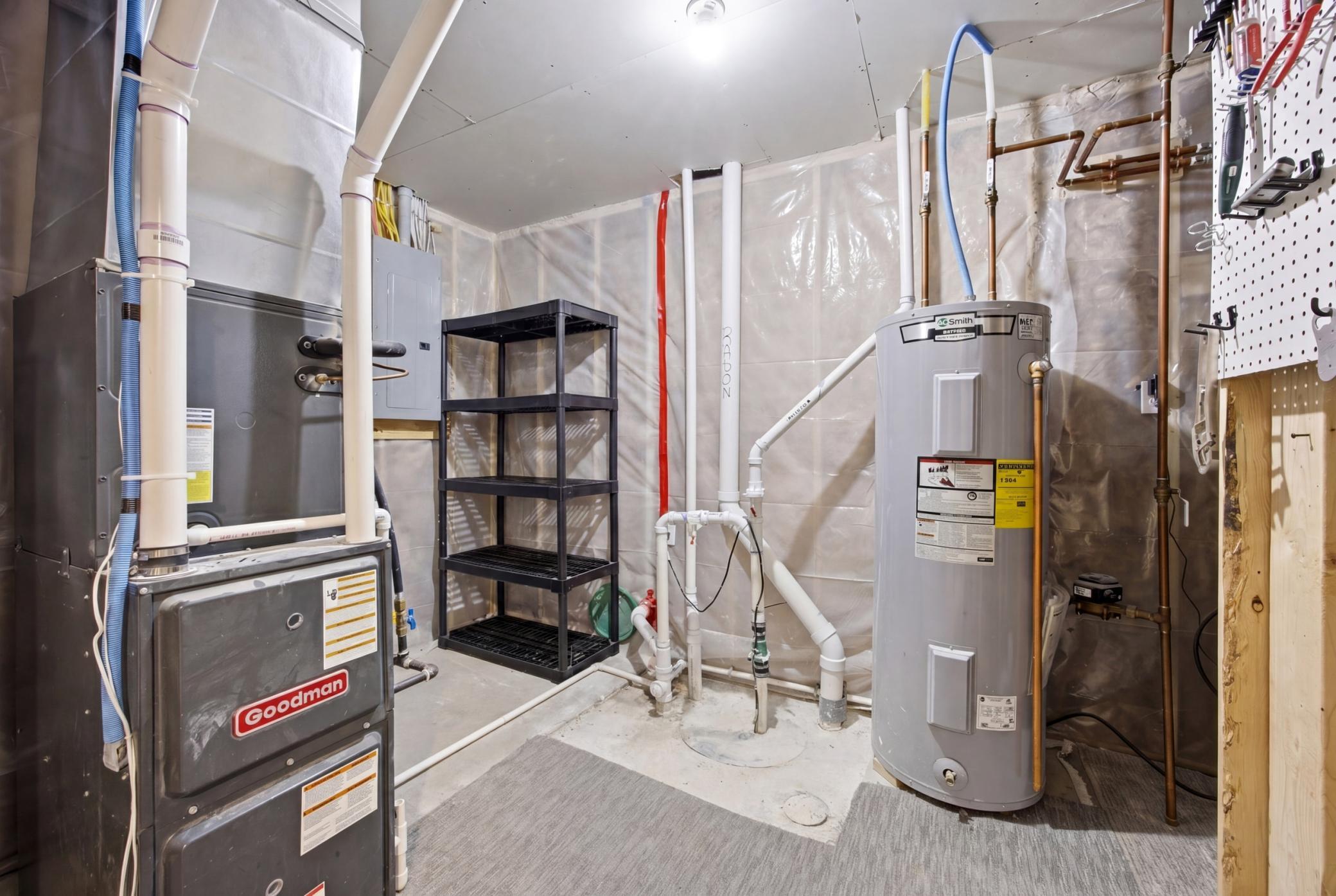 Utility room - Passive Radon system