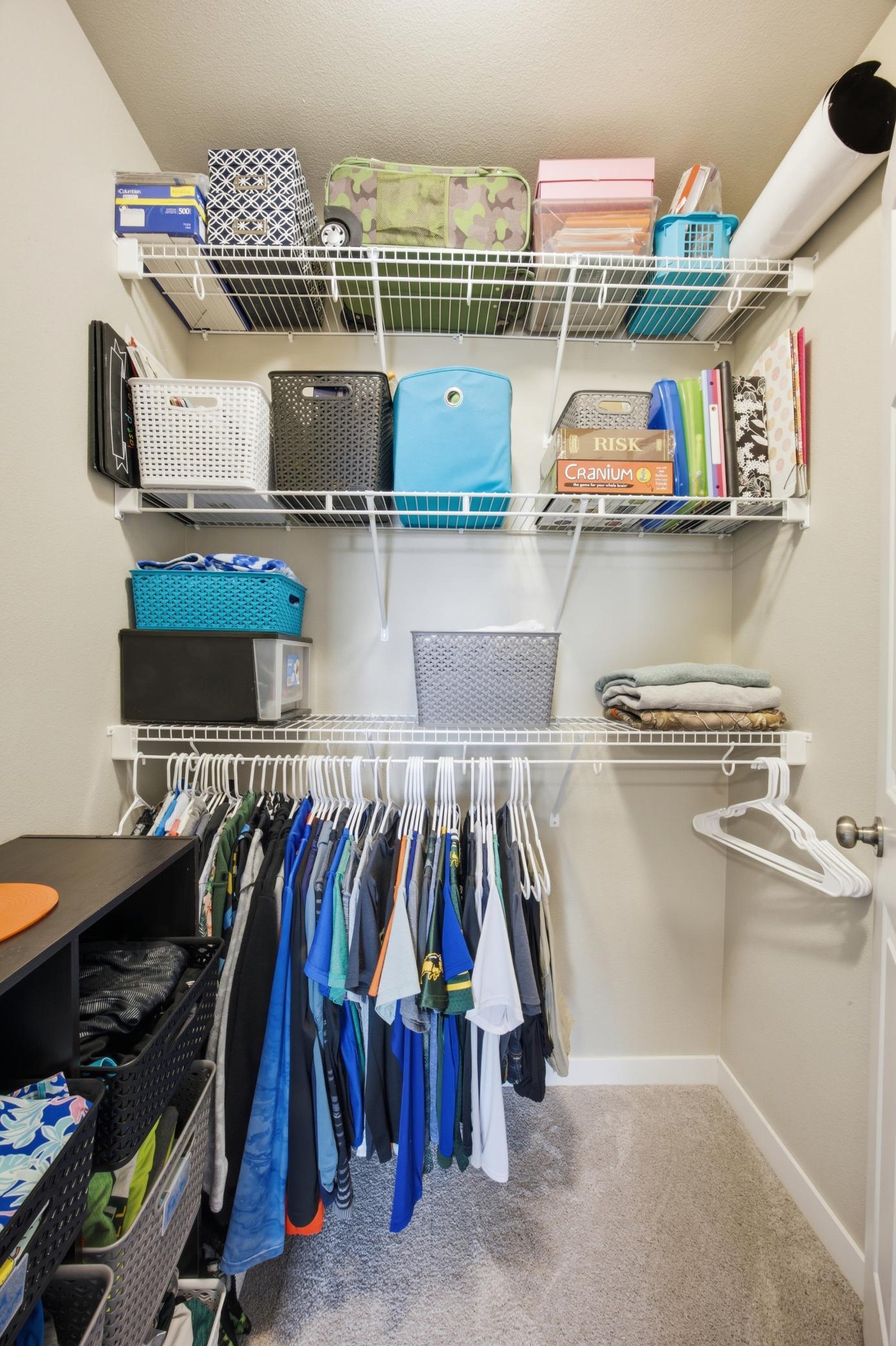 3rd bedroom with great walk-in closet!