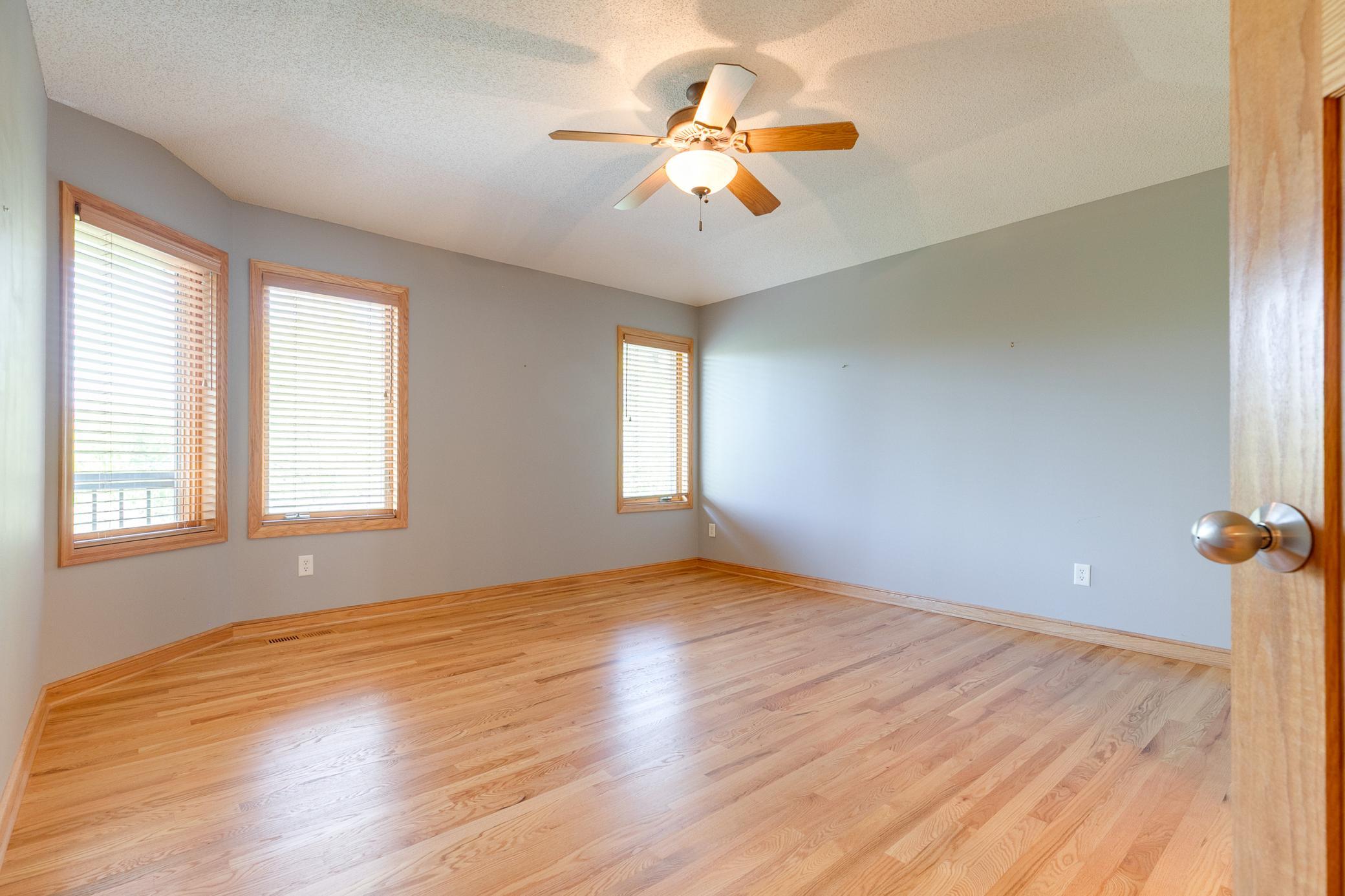 The primary en suite bedroom offers the perfect retreat after a long day.