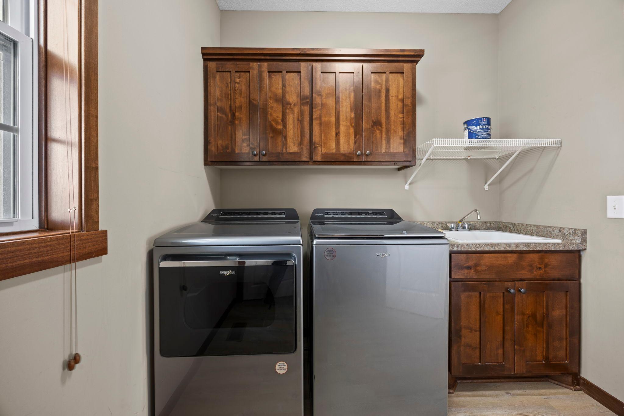 main floor laundry