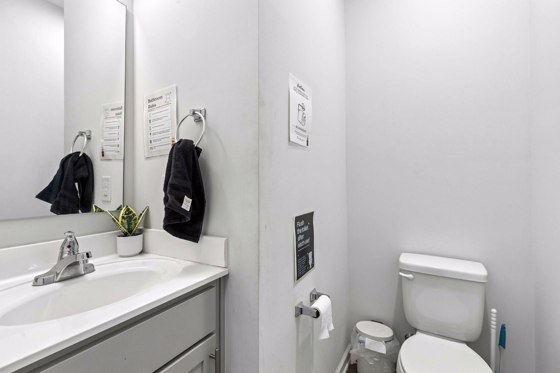 Half bath on the main