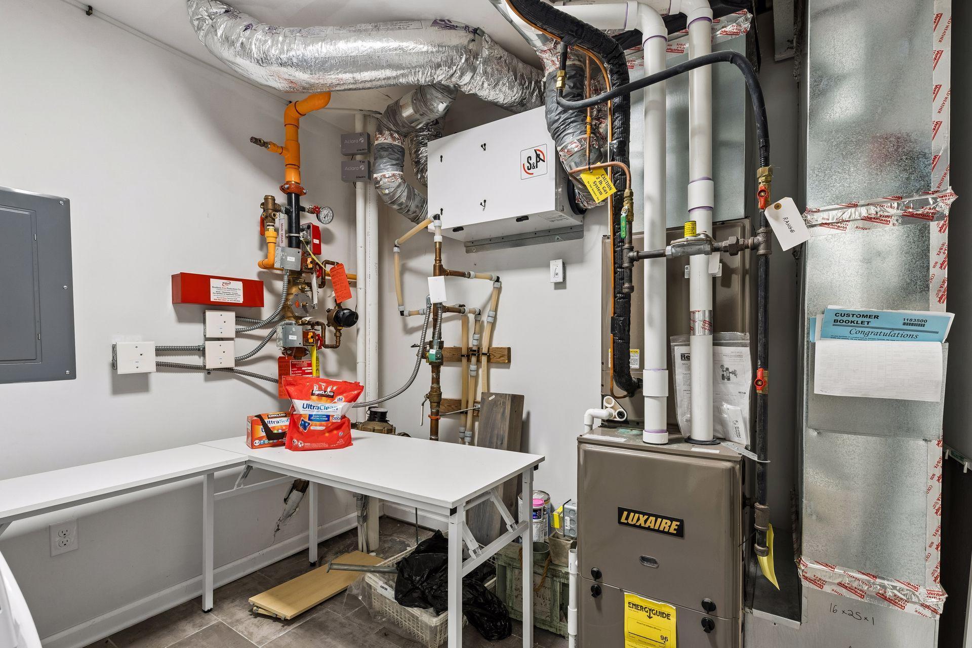 Separate mechanical room