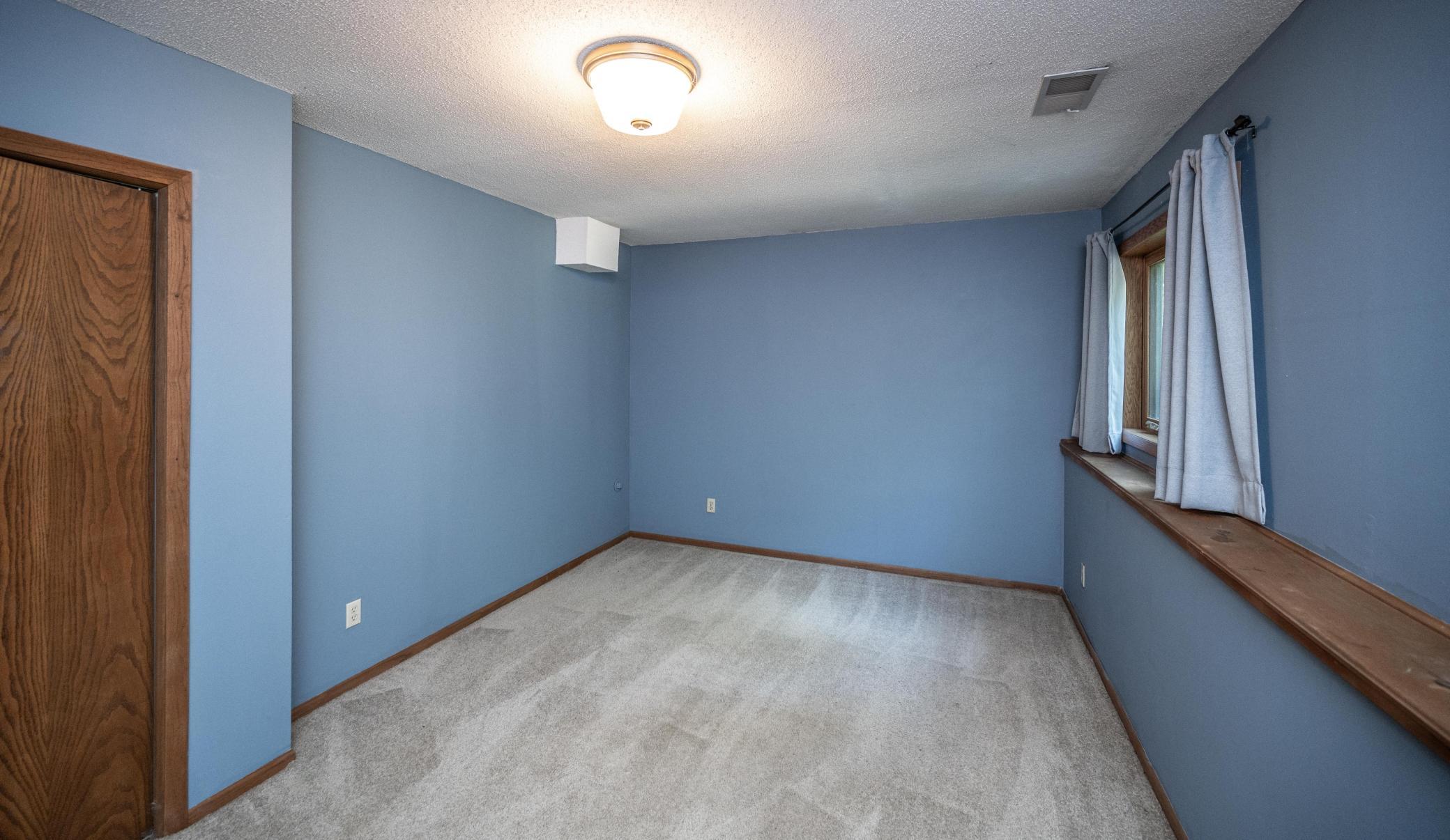 Another view of the lower level bedroom