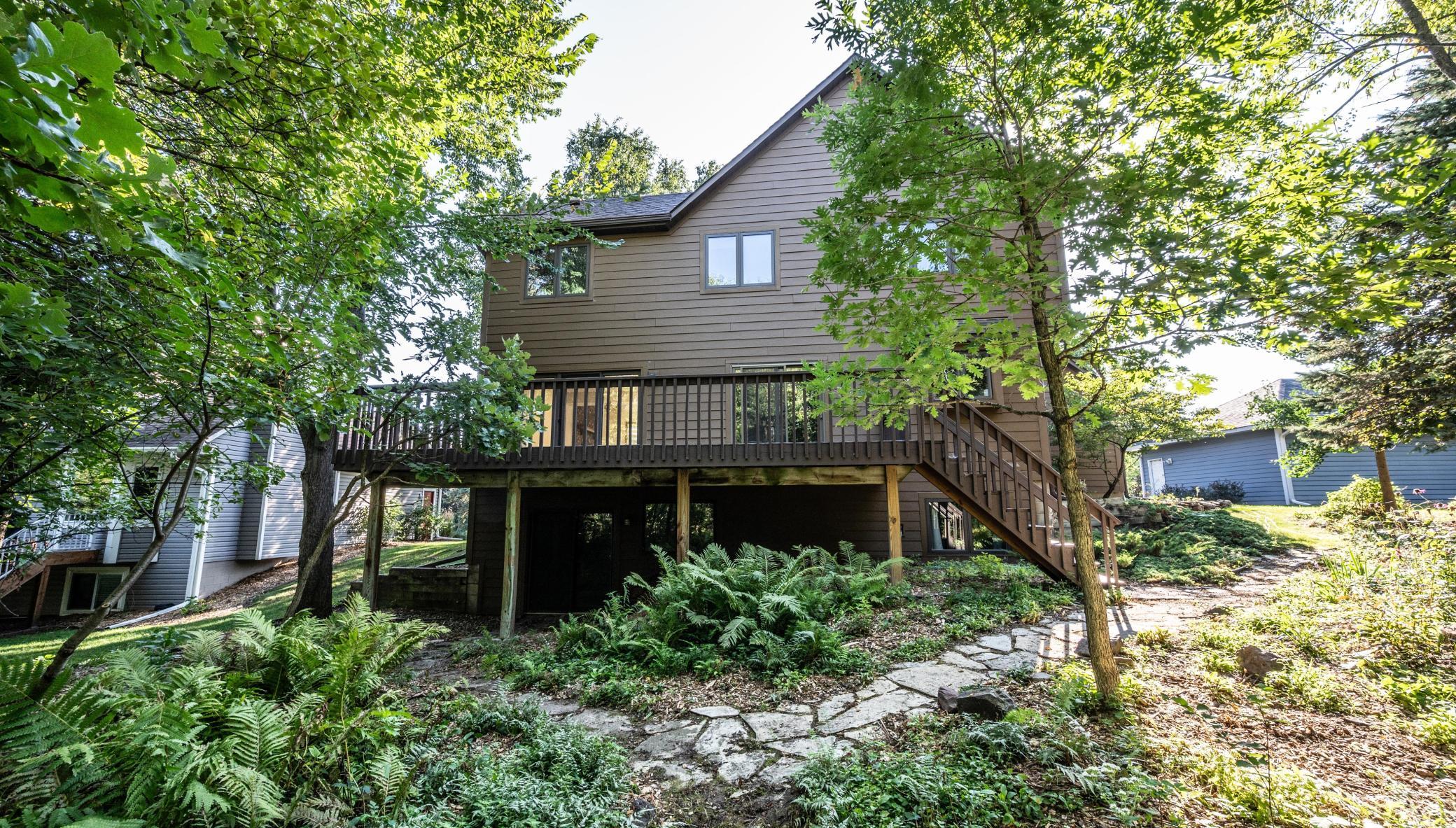 Another view of the back of the home