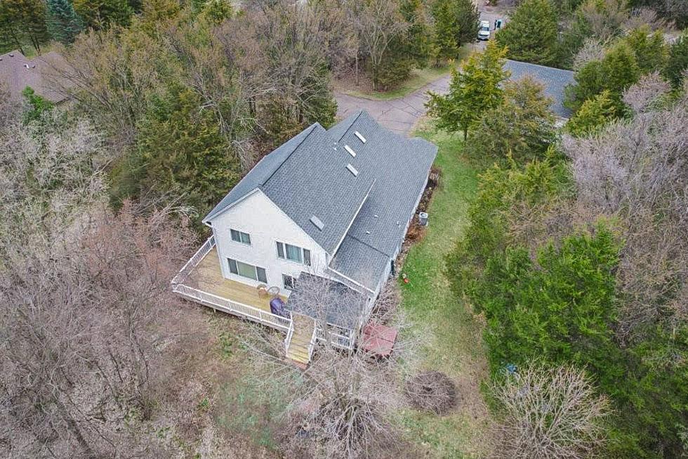 Aerial view of home