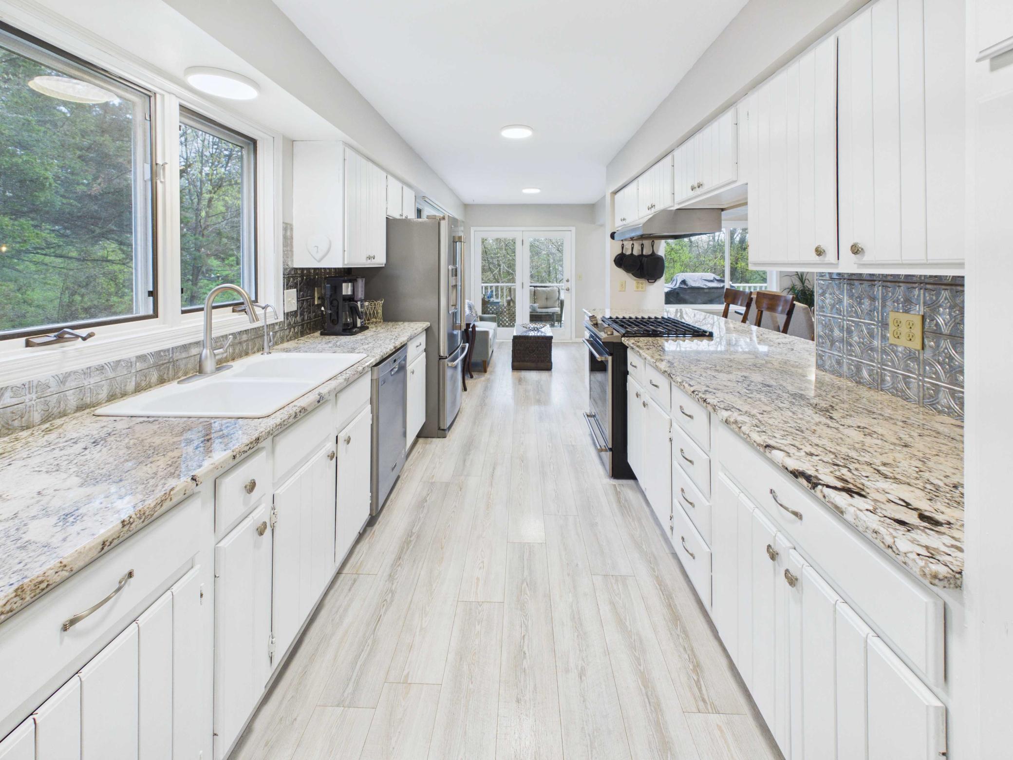 Kitchen with Granite Countertops