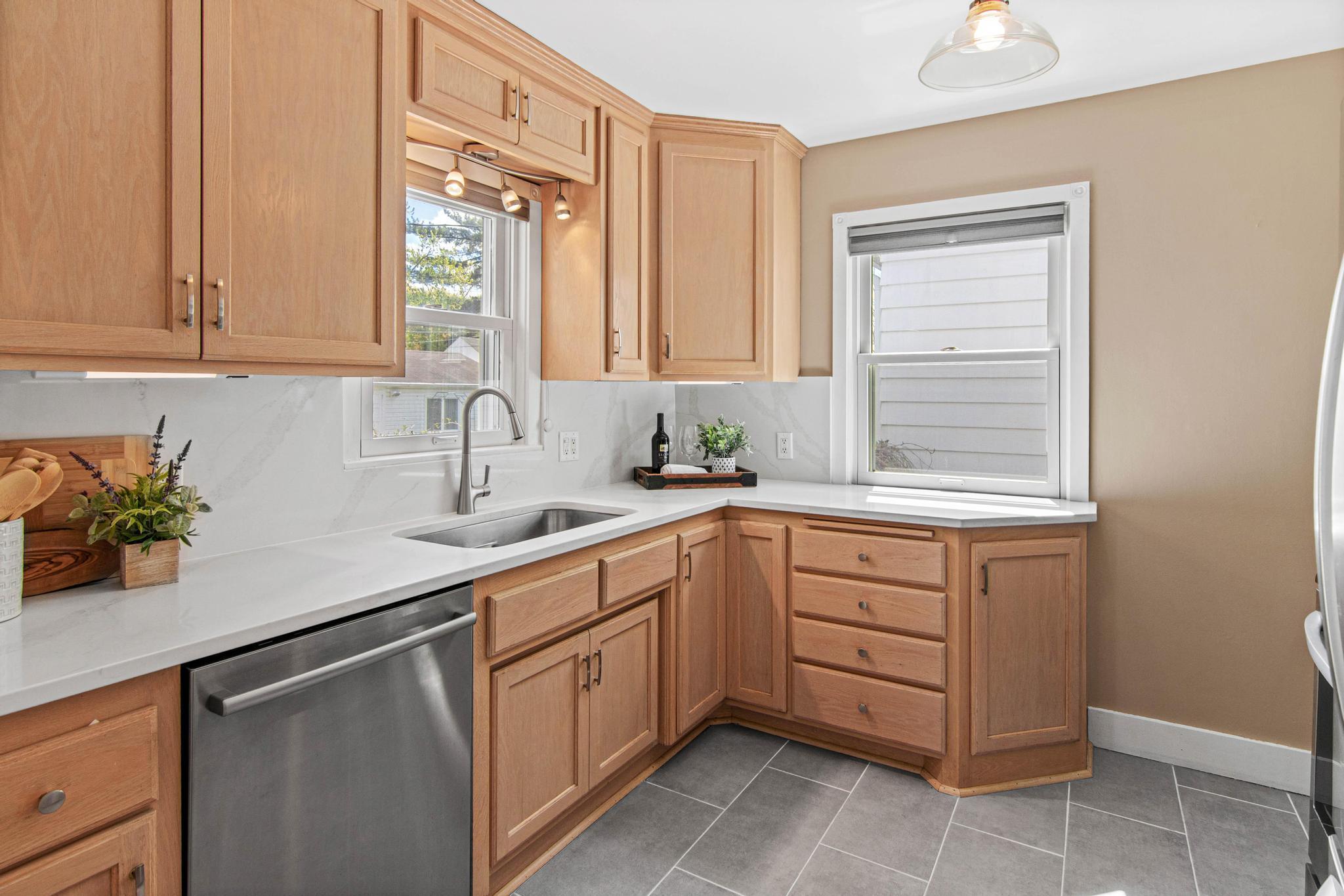 Kitchen with Abundant Cabinet Space