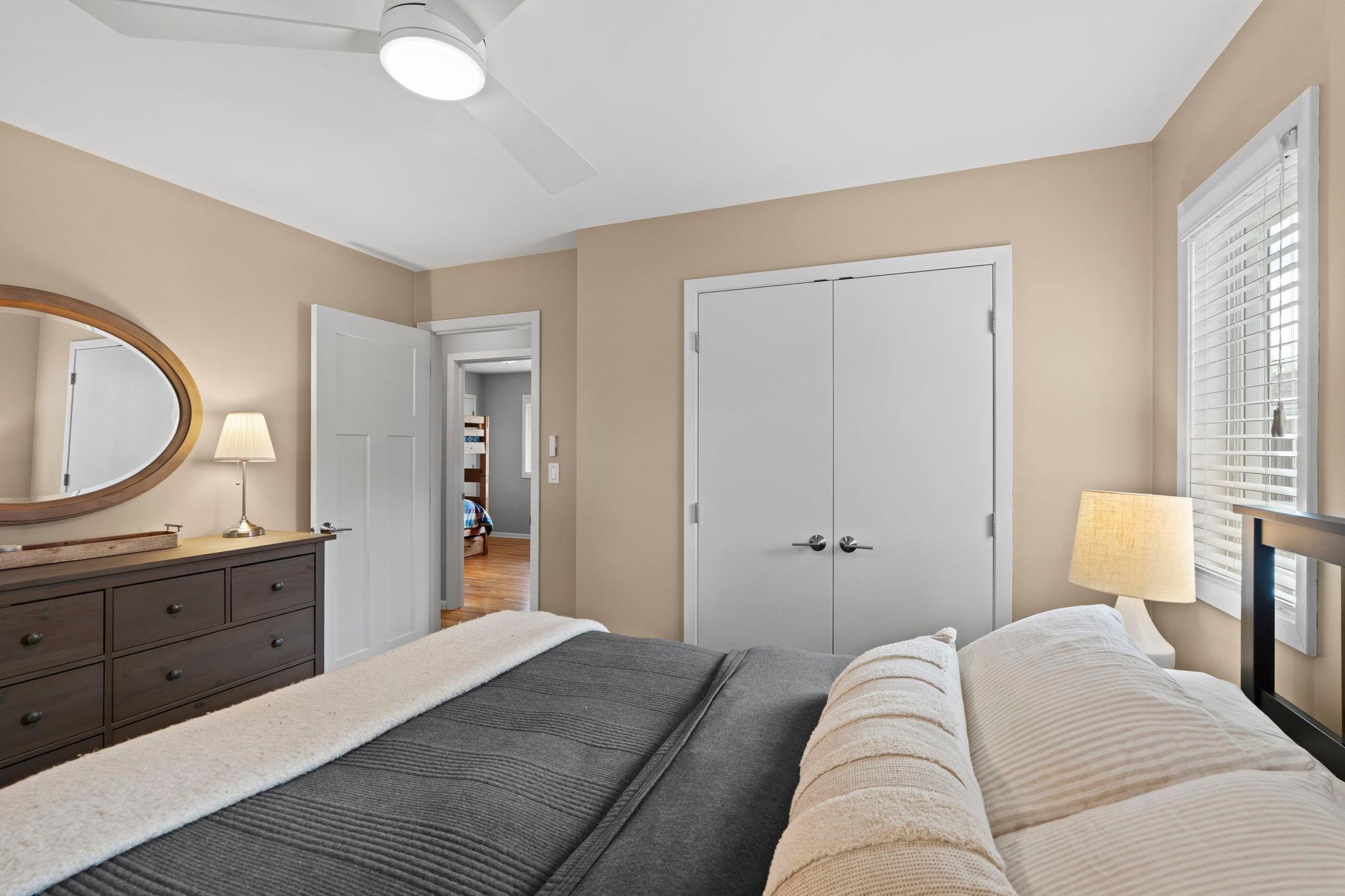 3 bedrooms on the main level.