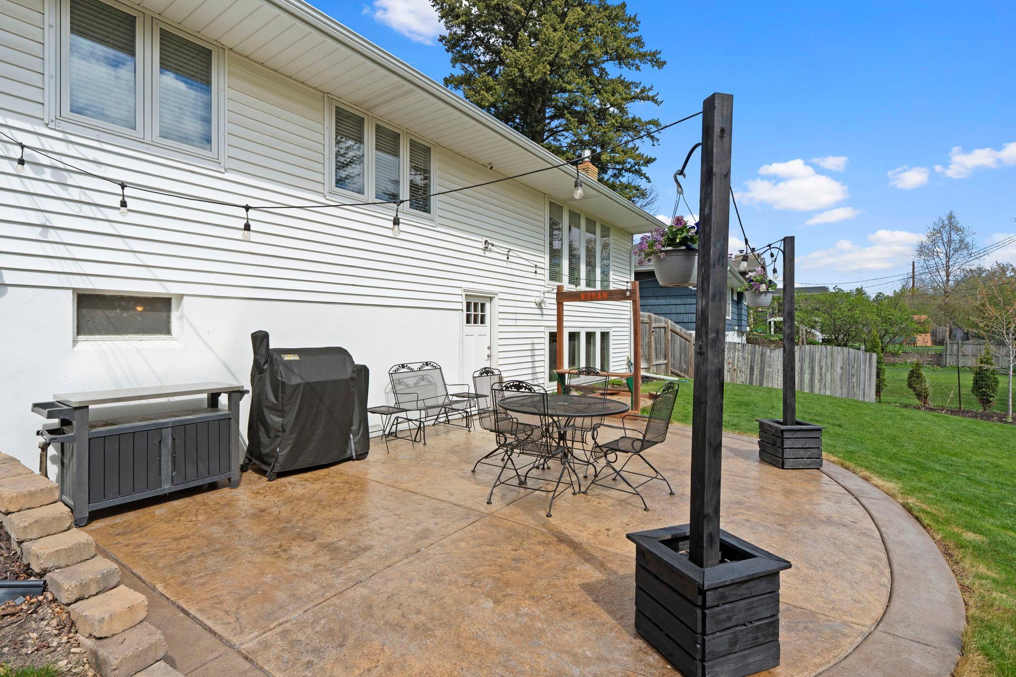 You'll love this patio retreat!