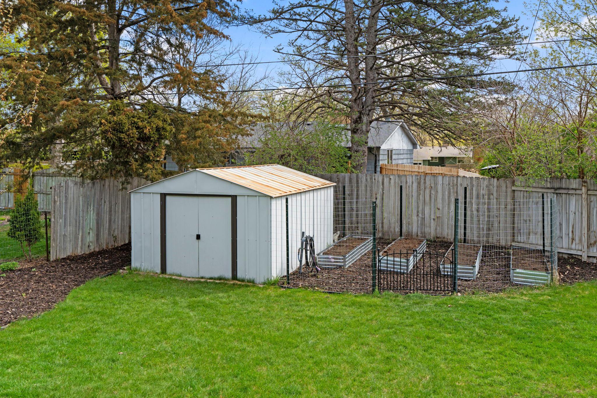 Storage shed for all the extras!