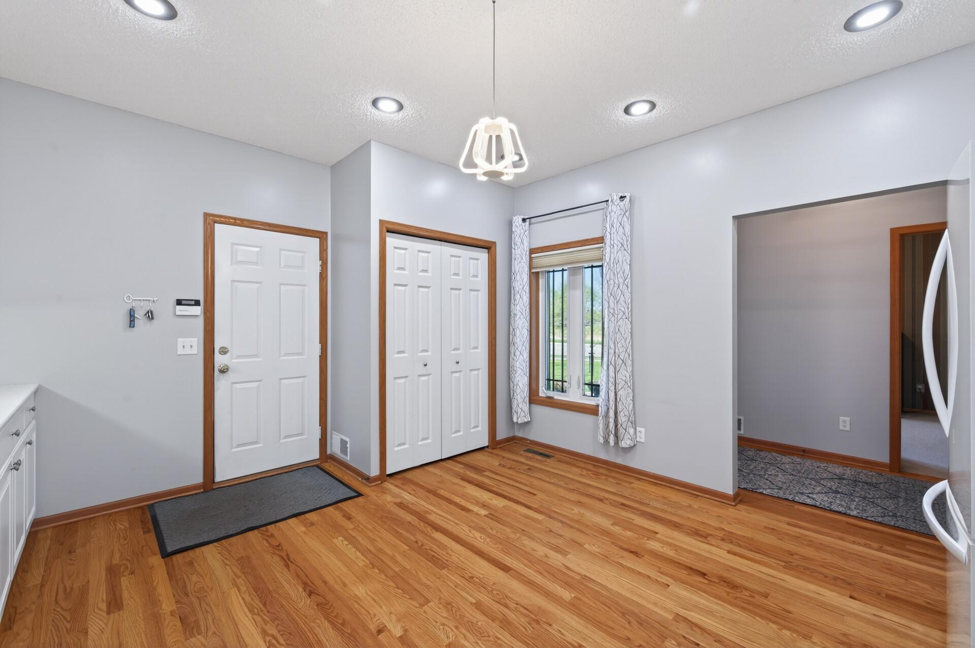 Plenty of room for an informal eat-in dining set or an island.