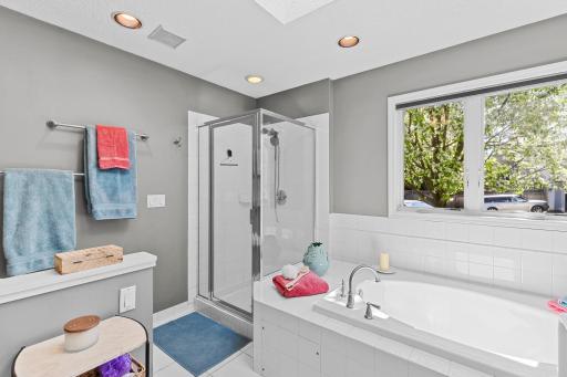 The other side of the spacious owners bath.