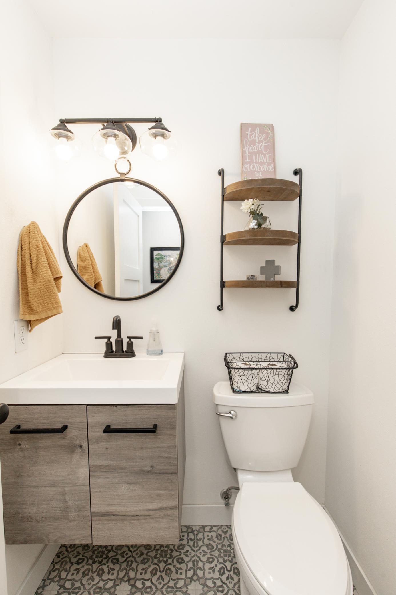 Main level Half Bath