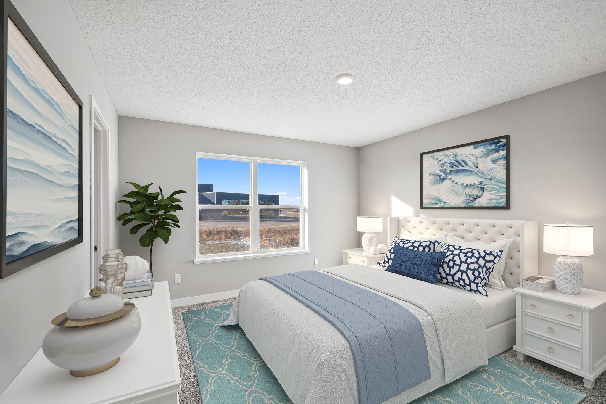 Moving into the Primary suite, large window to bring in lots of light