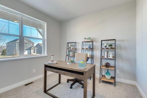 Two more bedrooms in this home, use as bedrooms or shown here as an office