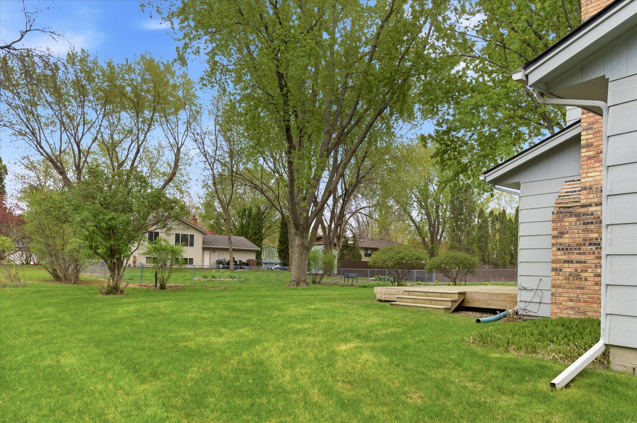 Step outside and enjoy the generously sized backyard offering plenty of room for outdoor fun, gardening, or relaxing afternoons.