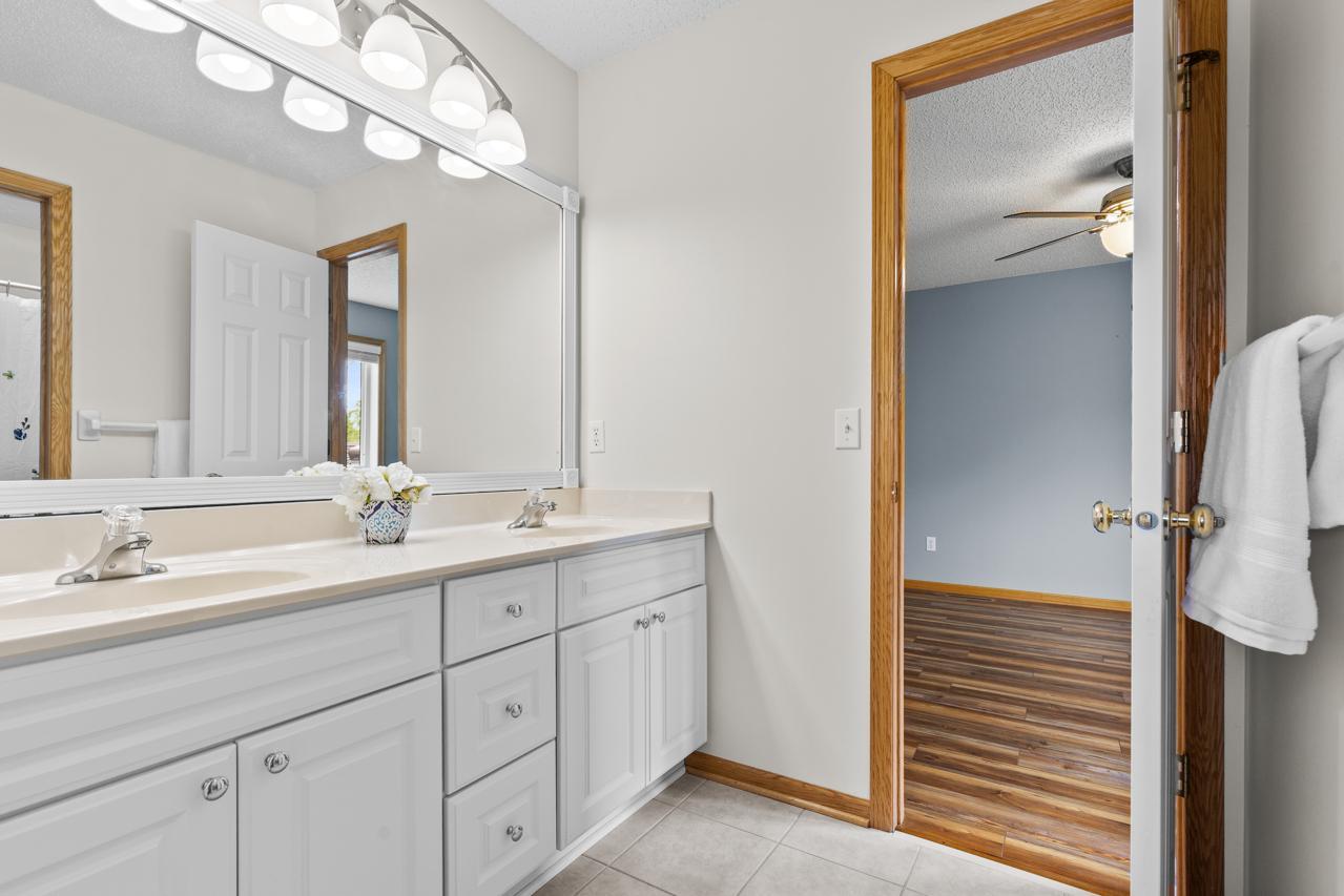 Updated tile work in bathrooms (2024)