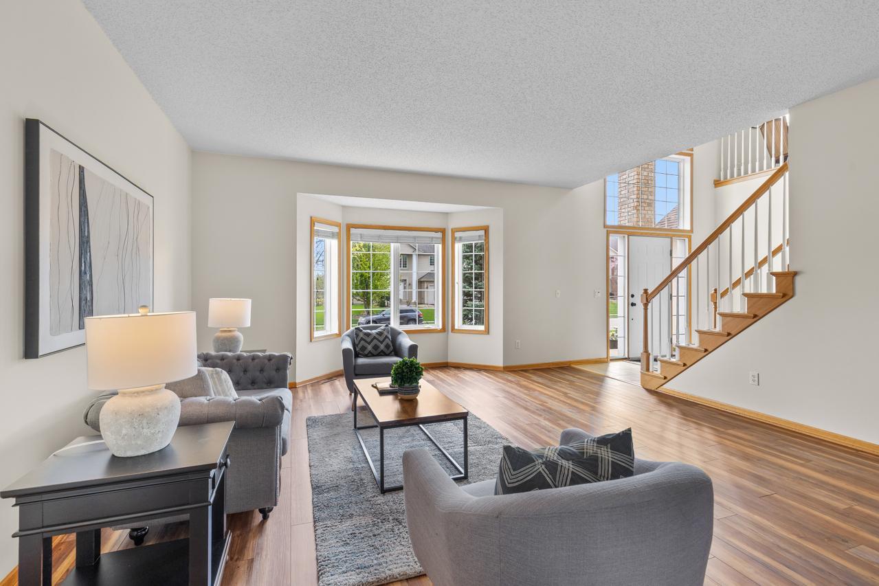 Oversized windows flooding the home with natural light