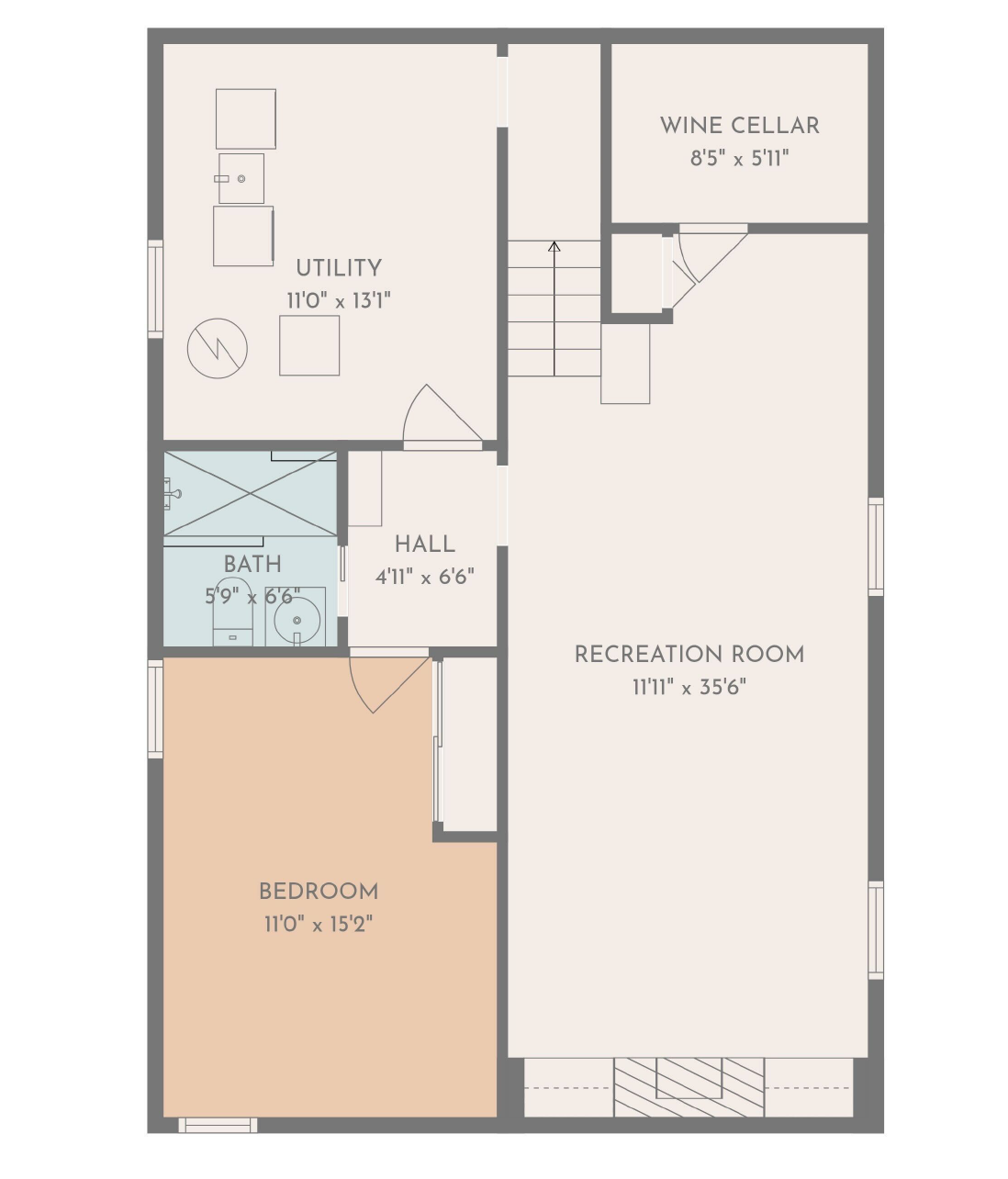 Lower Level Floor Plan