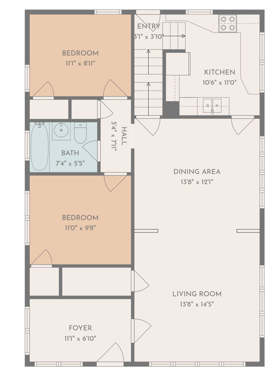 Main Level Floor Plan