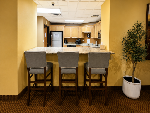 Eat in kitchen in expansive community room
