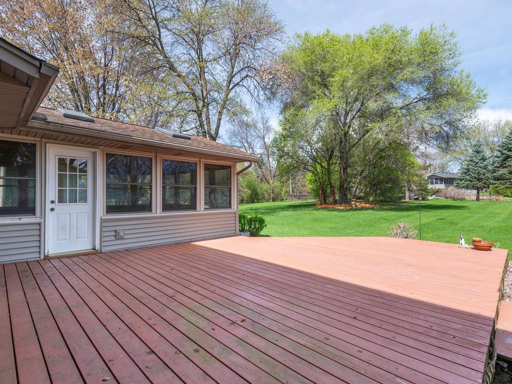 Huge deck extends the living space outdoors - perfect for grilling, gathering, and just relaxing.