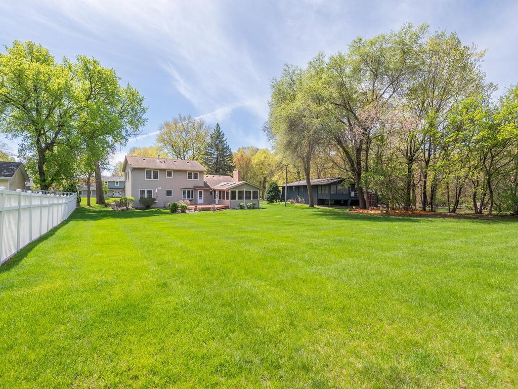Spacious & level Backyard!