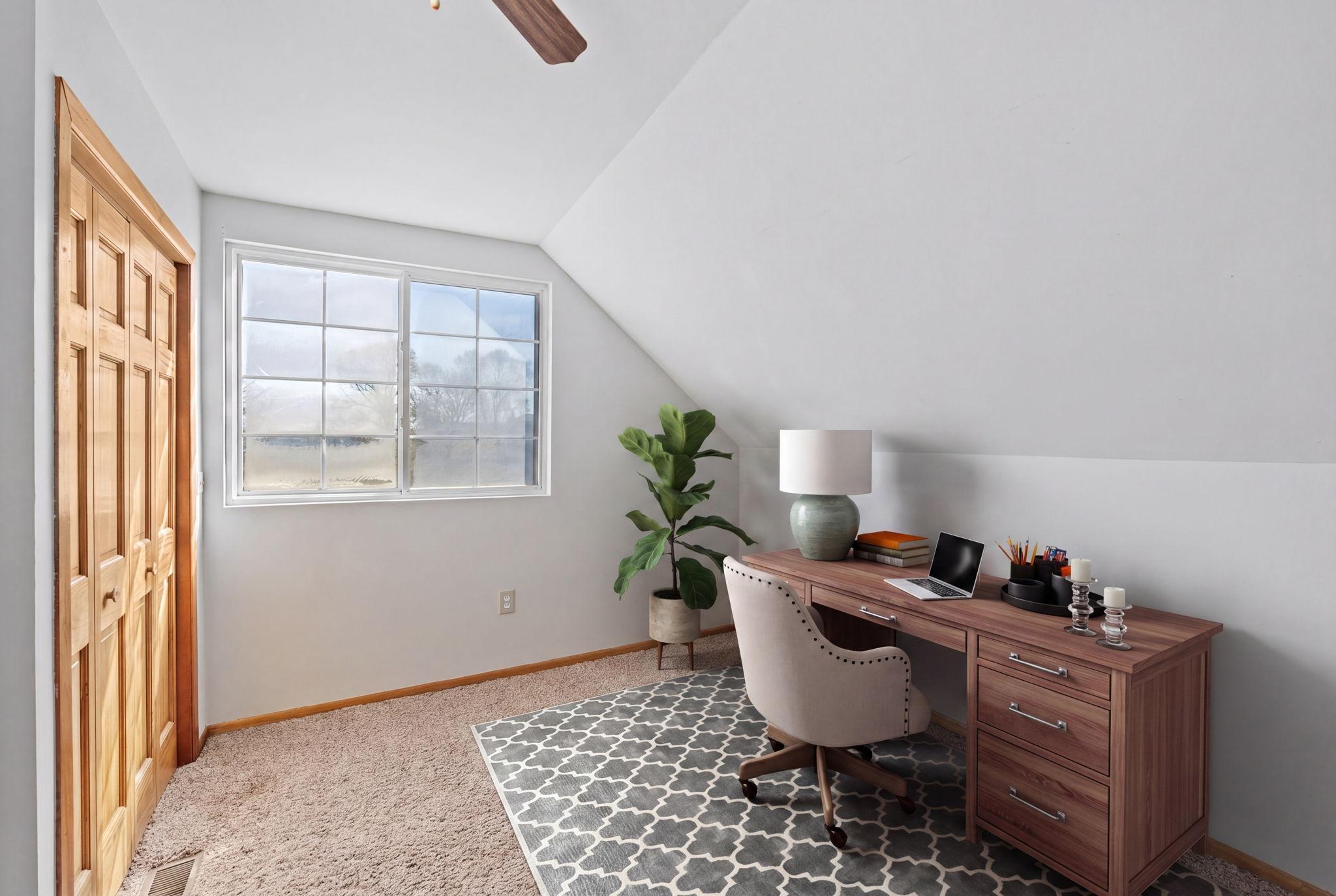 virtually staged to show potential